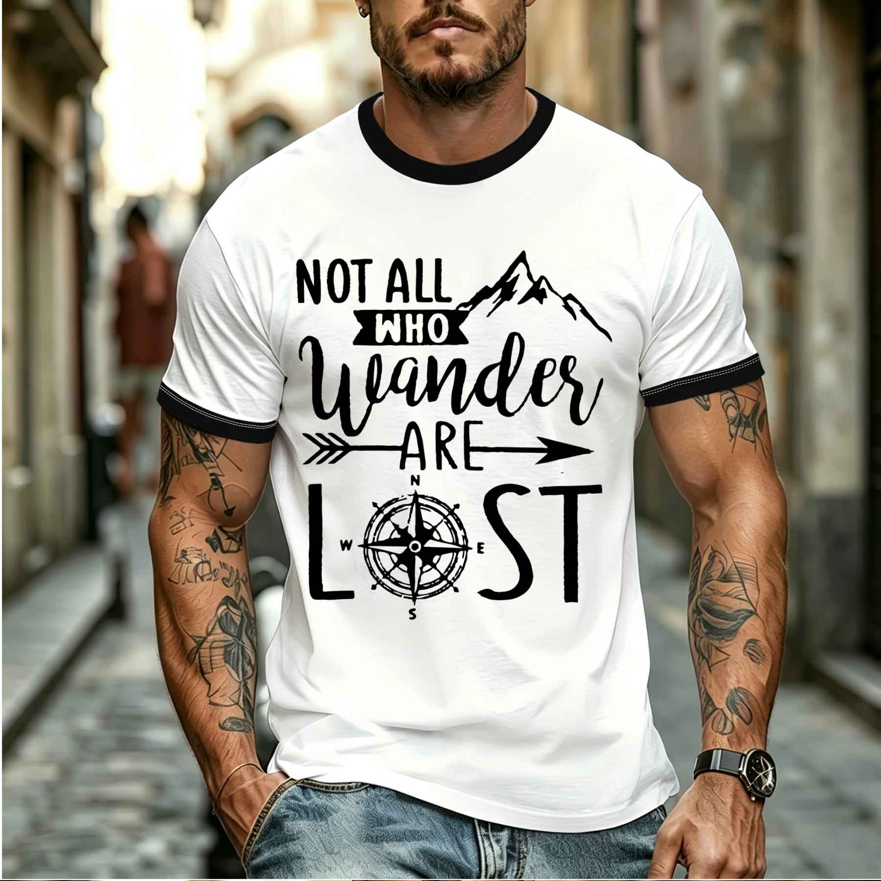 Outdoor Adventure Quotes - 2026 yeni model Tee Şık Rahat