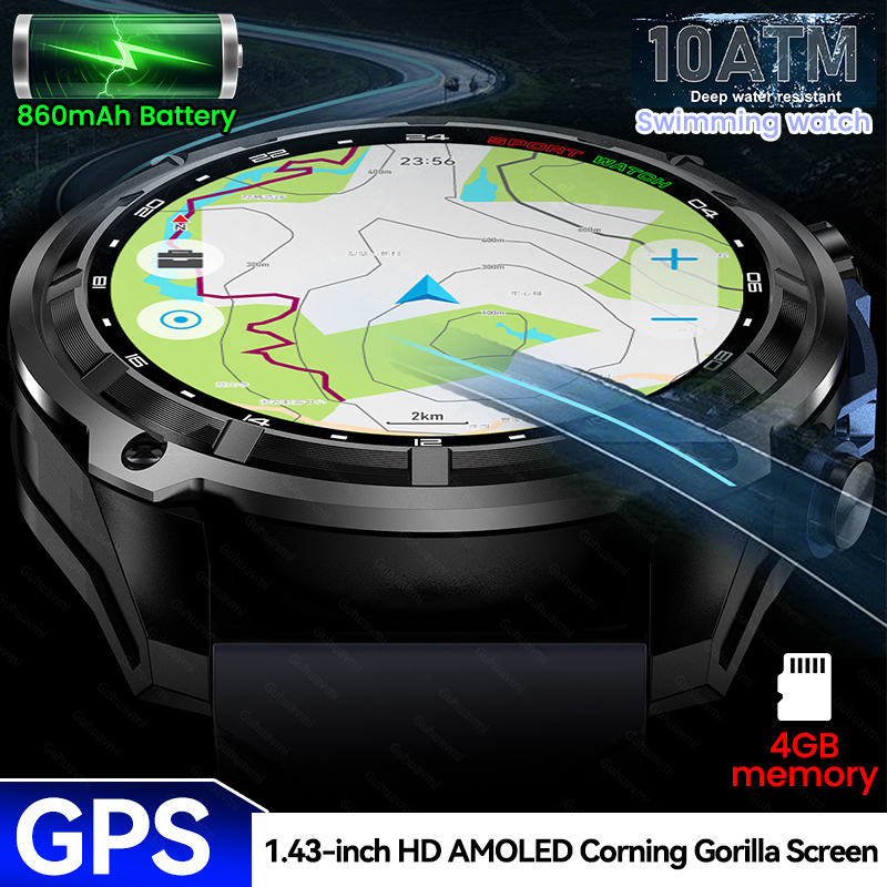 Outdoor Adventure World - Yeni Macera GPS Erkek Akıllı Saati