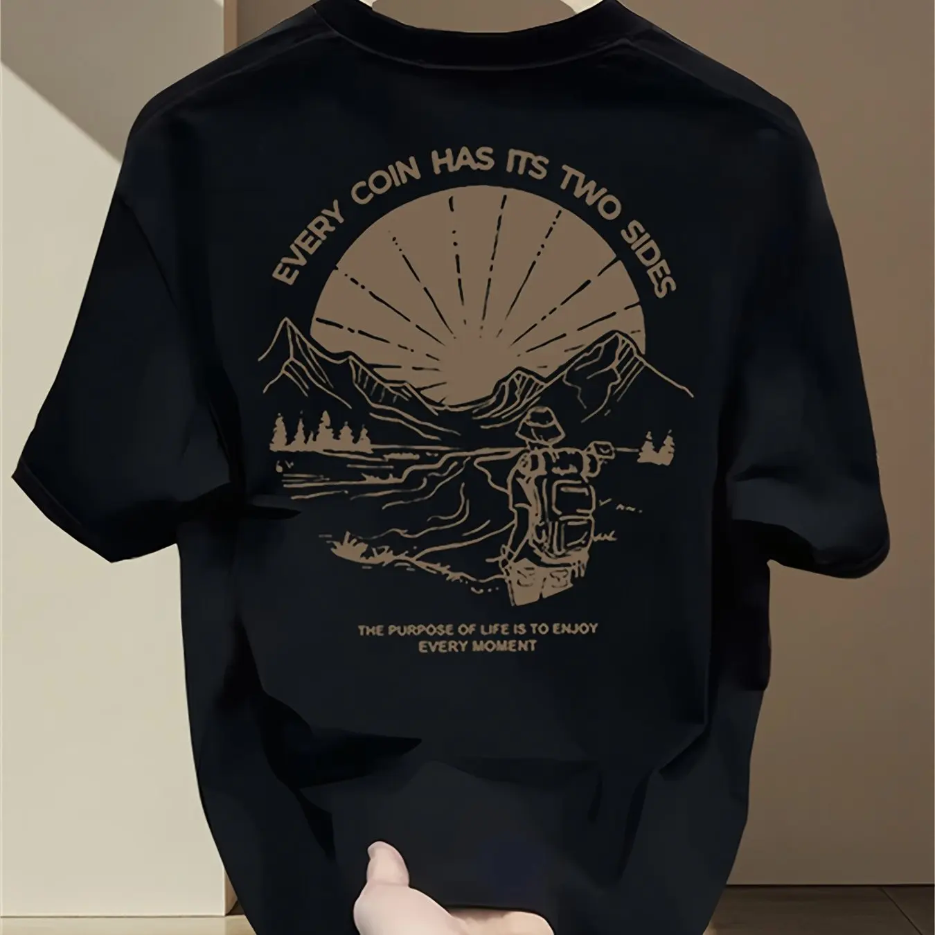 Vintage Dağ Yürüyüşü Grafik T  - Outdoor Adventure Quotes incelemesi ve fiyatı