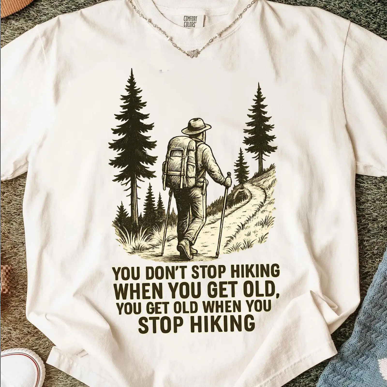 Yaşlandığınızda Yürüyüşe Durma - Outdoor Adventure Quotes incelemesi ve fiyatı